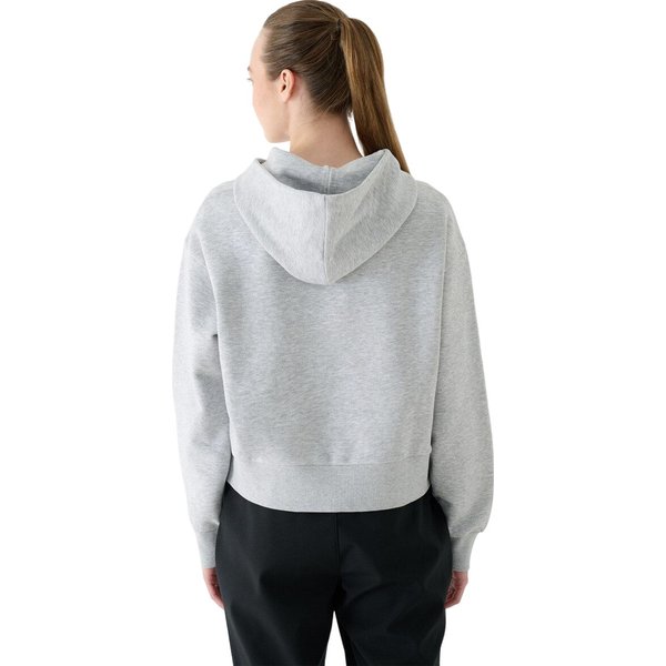 Bluza damska OTHWAW24TSWSF1684 Outhorn - ciepły jasny szary melanż