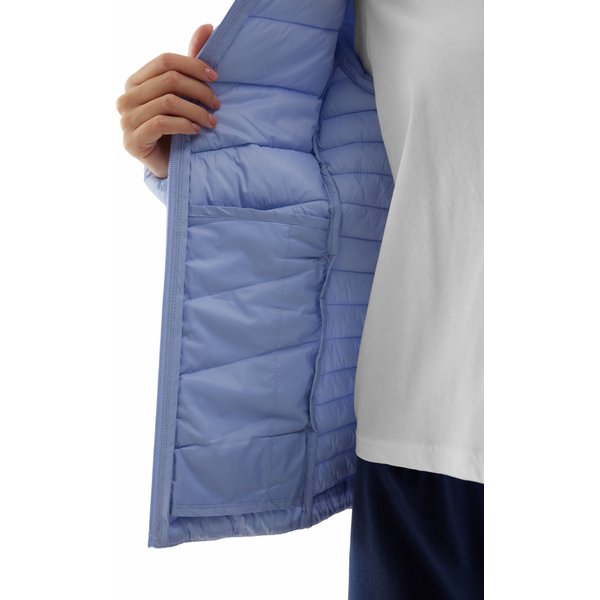 Kurtka puchowa damska 4FWSS24TDJAF351 4F - jasny niebieski