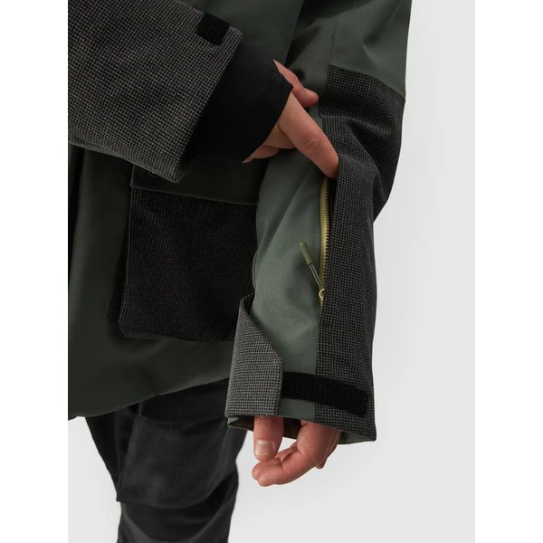 Kurtka snowboardowa męska TTJAM511 4F - khaki