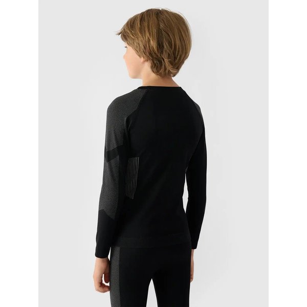 Bielizna termoaktywna chłopięca USEAM149 4F - głęboka czerń