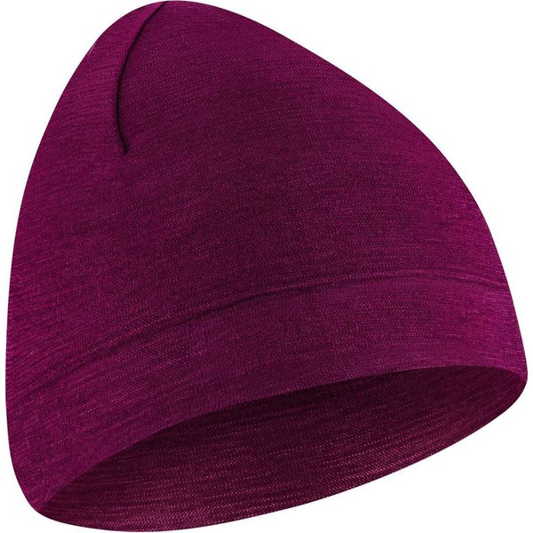 Czapka wełniana dwuwarstwowa Extreme Wool Brubeck - śliwkowy