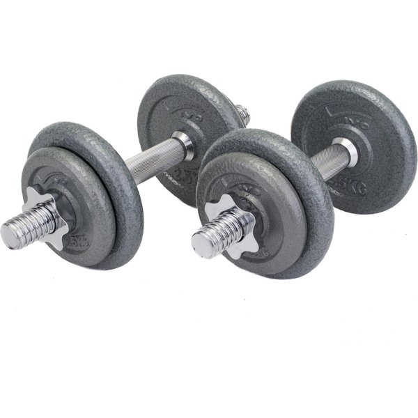Zestaw hantli żeliwnych Hammertone w walizce 2x10kg Vivo