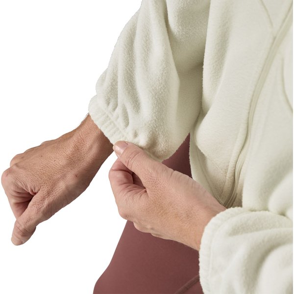 Polar damski Micro D Fleece Hoody Patagonia - Birch White