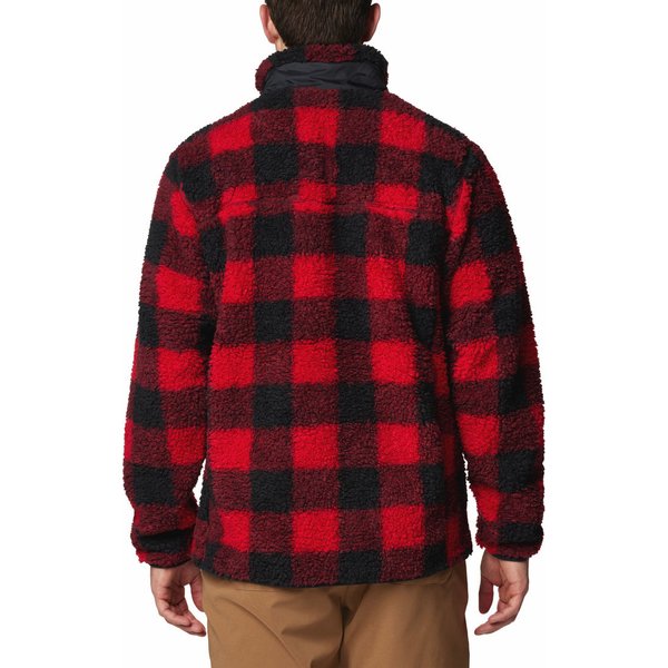 Polar męski Winter Pass Printed Fleece II Columbia - Mountain Red Check