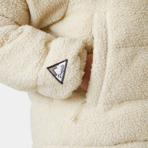 Kurtka puchowa, pluszowa damska YU Teddy Pile Helly Hansen - Cream