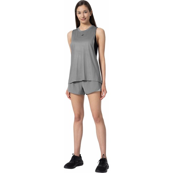 Spodenki damskie 4FSS23TFSHF141 4F - szare