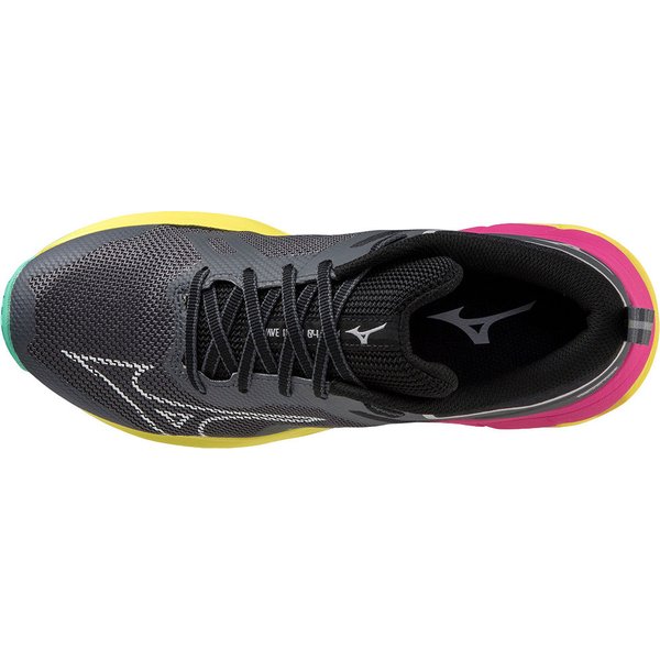 Buty do biegania Wave Ibuki 4 Wm's Mizuno - Gate/BYellow/FFedora