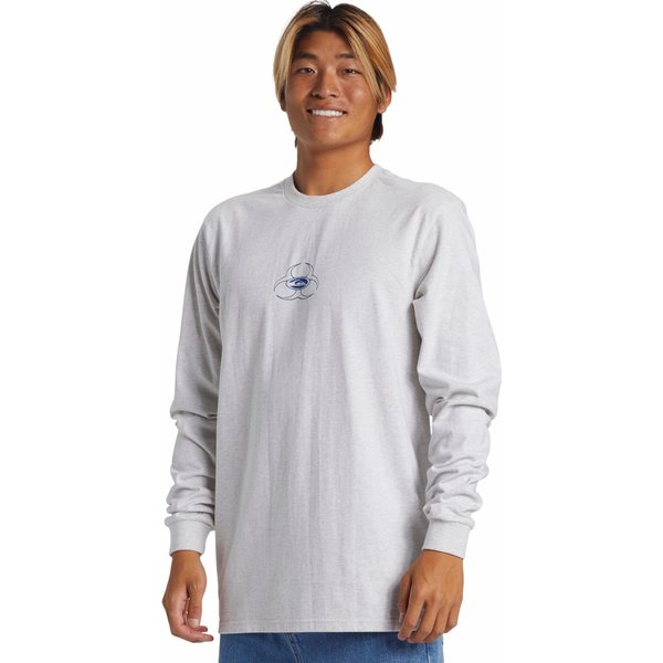 Longsleeve męski Bio Hazard Quiksilver - Snow Heather