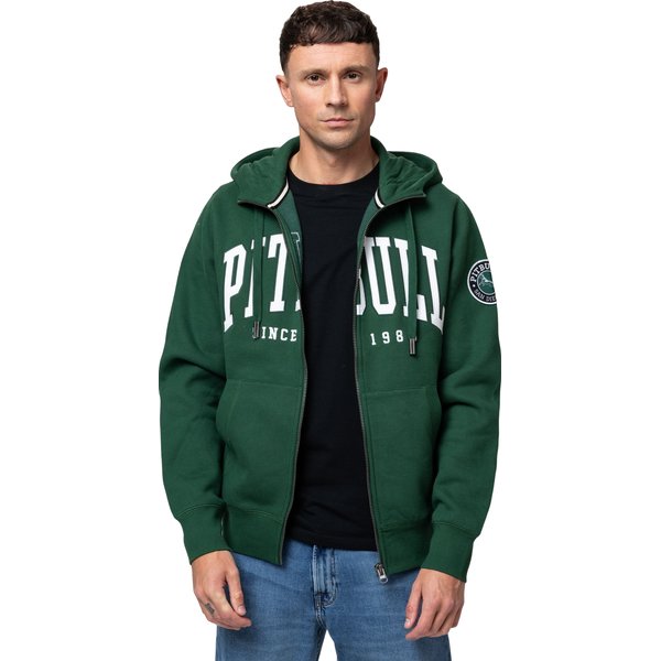 Bluza męska Hooded Zip Norton Pitbull West Coast - hunter green