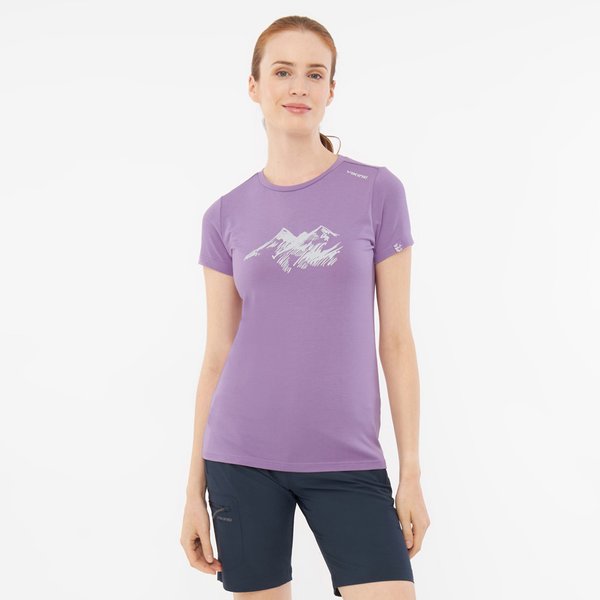 Koszulka damska Lenta Bamboo Light Viking - fioletowy