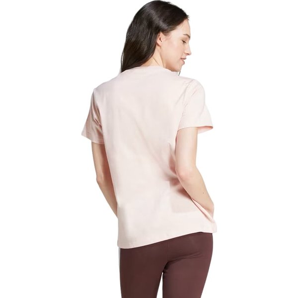 Koszulka damska Loungewear Essentials Logo Tee Adidas - Sandy Pink