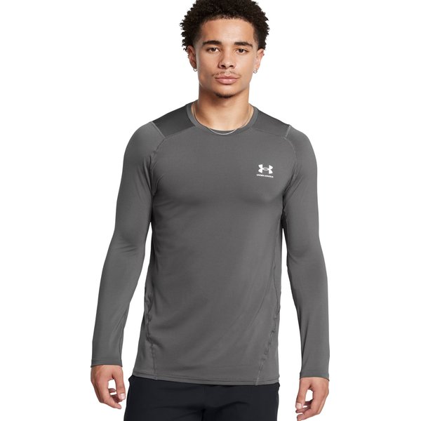 Longsleeve męski HeatGear Armour Fitted LS Under Armour - szary