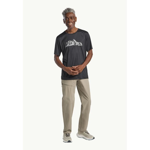 Koszulka męska Peak Graphic Jack Wolfskin - MTN phantom