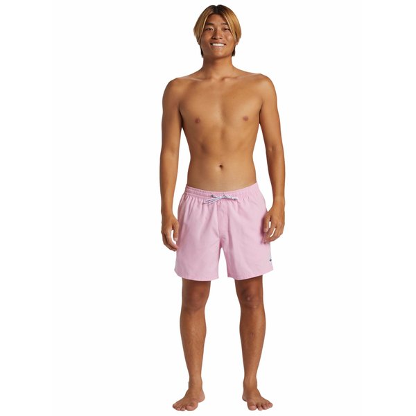 Spodenki kąpielowe męskie Solid Volley Quiksilver - Prism Pink