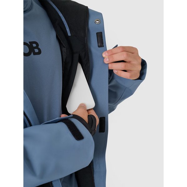 Kurtka snowboardowa męska TTJAM509 4F - denim