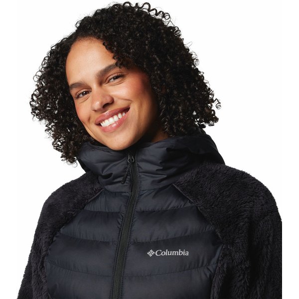 Kurtka hybrydowa, polarowa damska Powder Lite II Columbia - Black