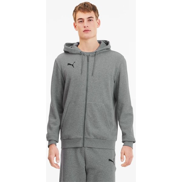 Bluza męska teamGOAL 23 Causals Full-Zip Hoodie Puma - szara