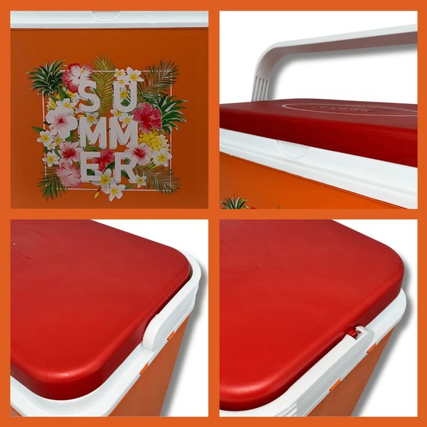 Lodówka turystyczna 24L Kamai - kwiatki