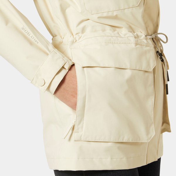 Płaszcz damski Escape Utility Raincoat Helly Hansen - cream