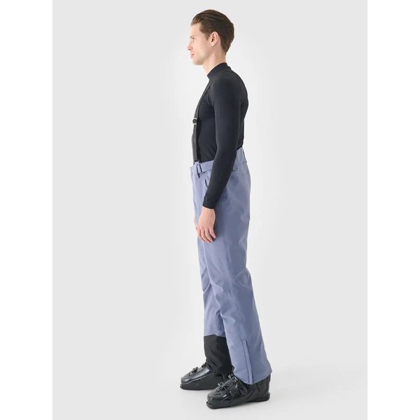 Spodnie narciarskie męskie na szelkach TFTRM0756 4F - denim