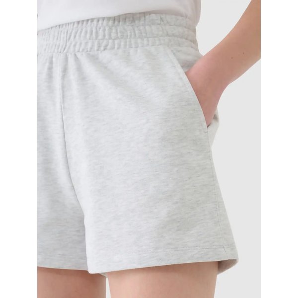 Spodenki damskie TSHOF542 4F - chłodny jasny szary melanż