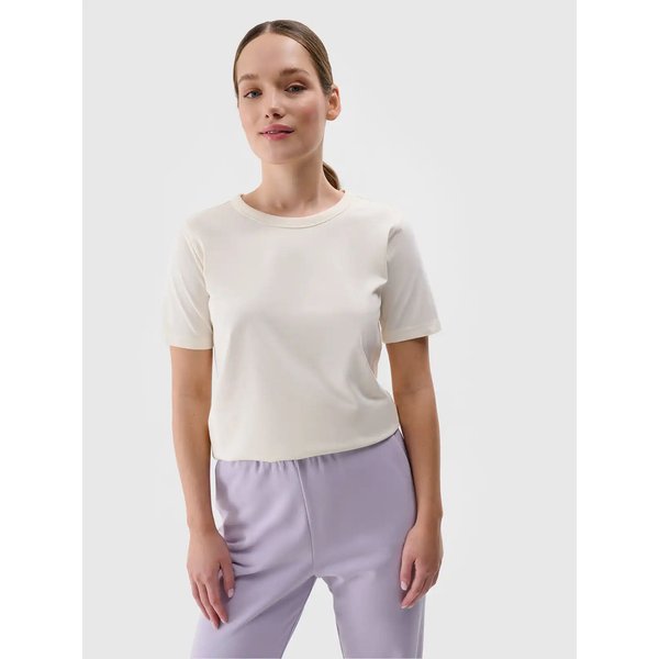 Koszulka damska TTSHF1991 4F - złamana biel