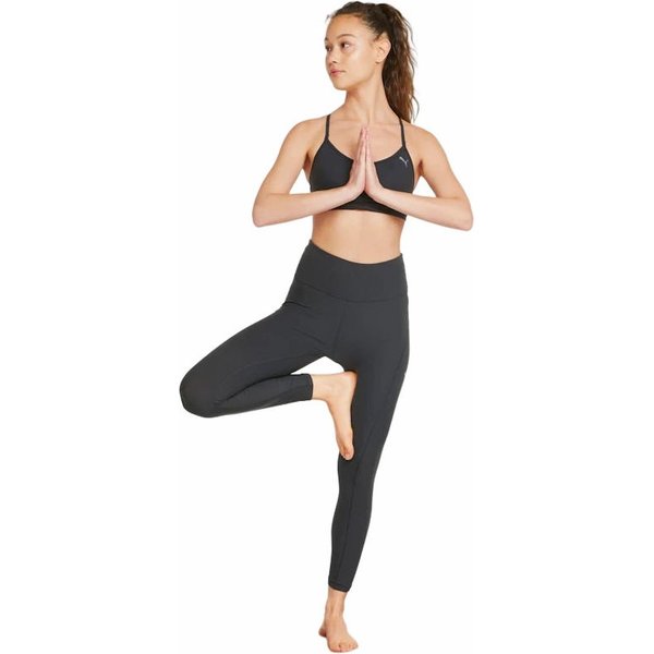 Biustonosz sportowy damski Low Impact Studio Foundation Puma - czarny