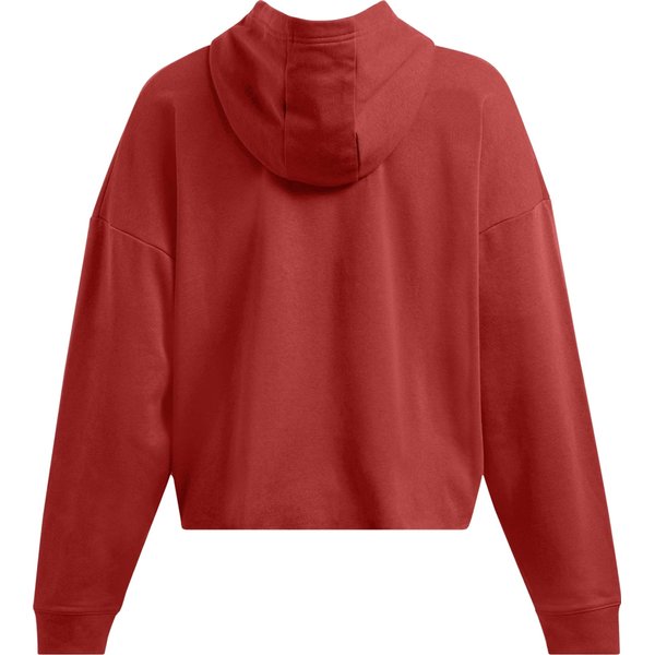 Bluza damska Rival Terry Hoodie Under Armour - Earthen Orange/Black