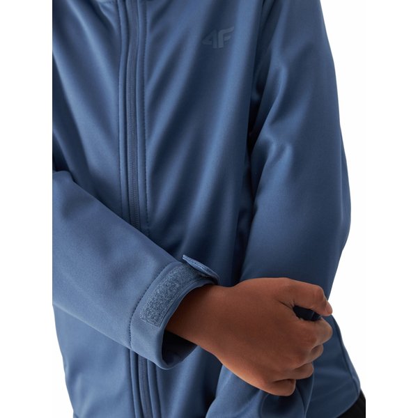 Softshell chłopięcy 4FJAW23TSOFM149 4F - denim