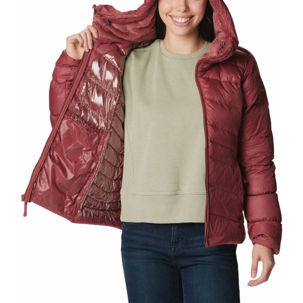 Kurtka damska Autumn Park Down Hooded Wm's Columbia - Beetroot