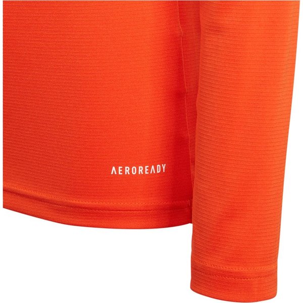 Longsleeve juniorski Team Base Tee Adidas - pomarańczowy