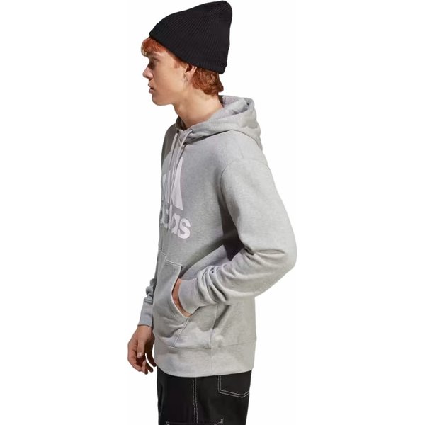 Bluza męska Essentials French Terry Big Logo Hoodie Adidas - czerwona