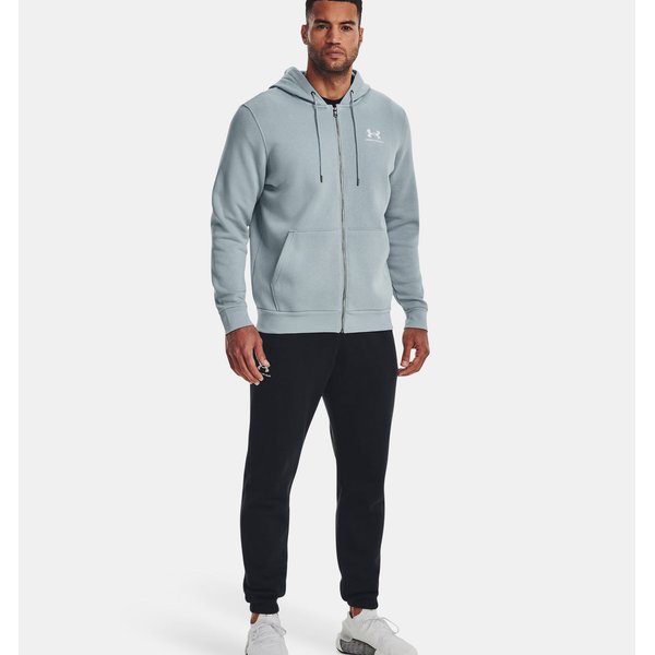 Bluza męska Essential Fleece FZ Hood Under Armour - Harbor Blue / White
