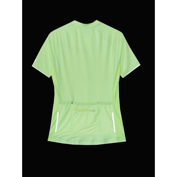 Koszulka rowerowa damska 4FSS24TFTSF488 4F - jasny żółty