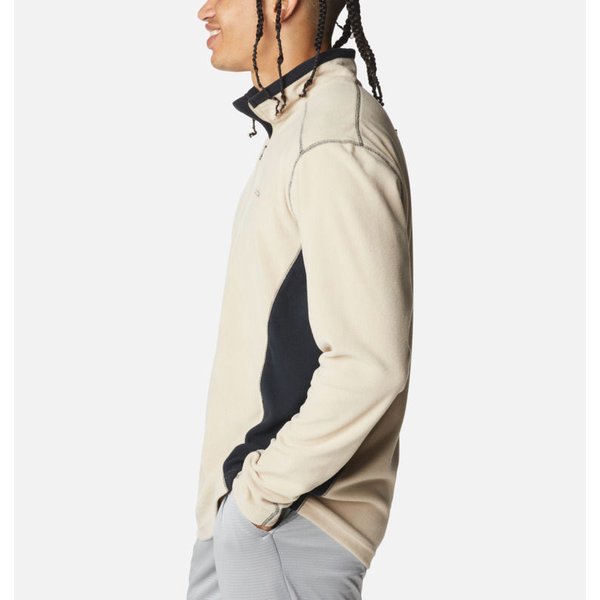 Bluza polarowa męska Klamath Range II Half Zip Columbia - ancient Fossil/black