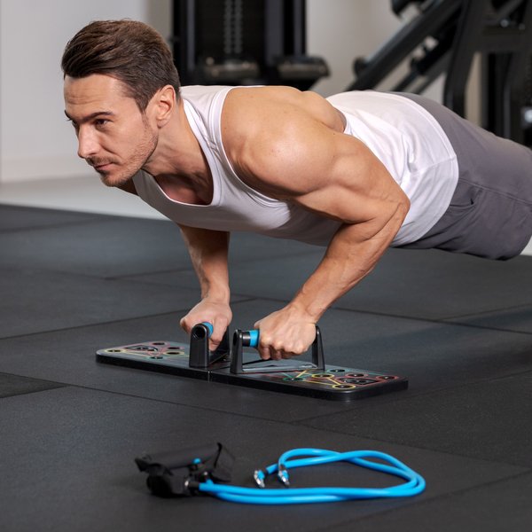 Deska do pompek, wielofunkcyjna z gumami Gymtek