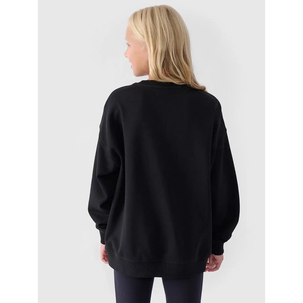 Bluza dziewczęca TSWSF1214 4F - głęboka czerń