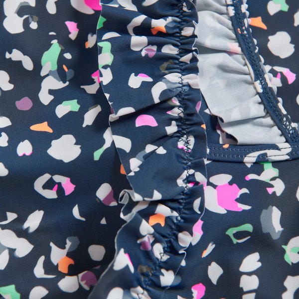 Strój kąpielowy dziewczęcy Frills Color Kids - sugar pink