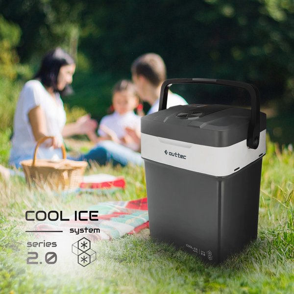 Lodówka turystyczna elektryczna 32L Outtec - 32L szara