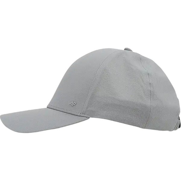Czapka z daszkiem ACABU371 4F - chłodny jasny szary