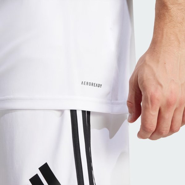 Koszulka męska Squadra 25 Adidas - white/black