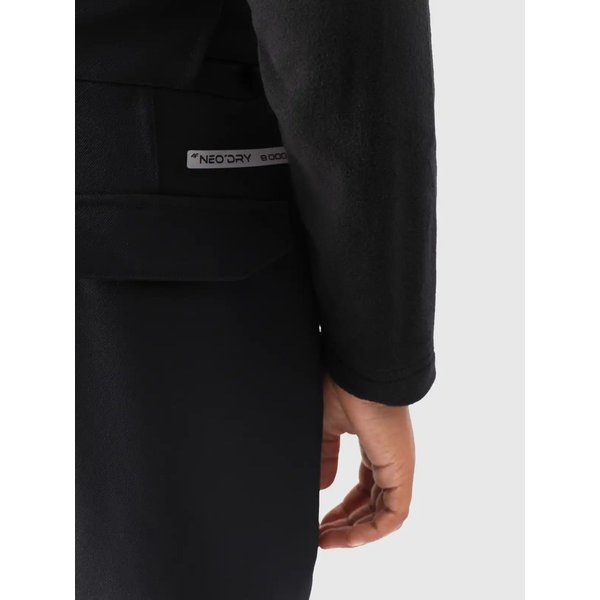 Spodnie narciarskie chłopięce TFTRM655 4F - głęboka czerń