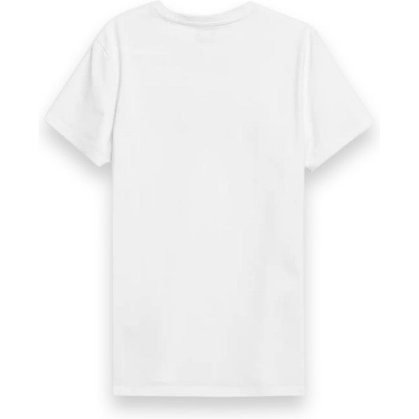 Koszulka męska 4FWMM00TTSHM1844 4F - biały