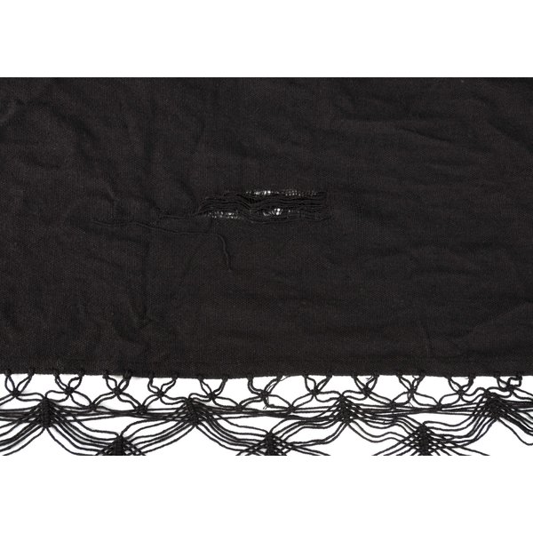 Hamak ogrodowy boho XXL Outtec WYPRZEDAŻ - czarny