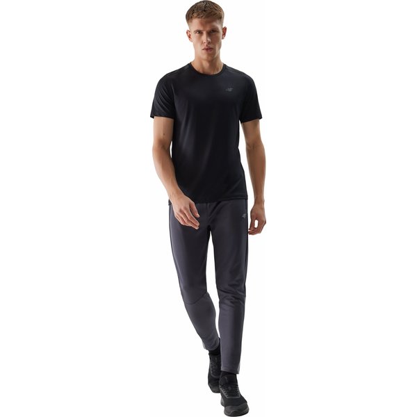 Koszulka męska 4FWSS24TFTSM598 4F - głęboka czerń