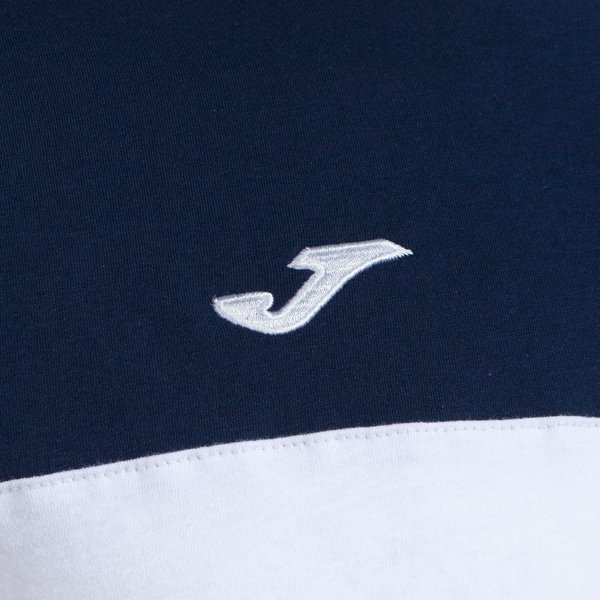 Koszulka męska Crew V Short Sleeve Joma - white navy