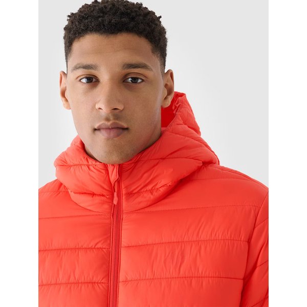 Kurtka puchowa męska TDJAM484 4F - czerwień