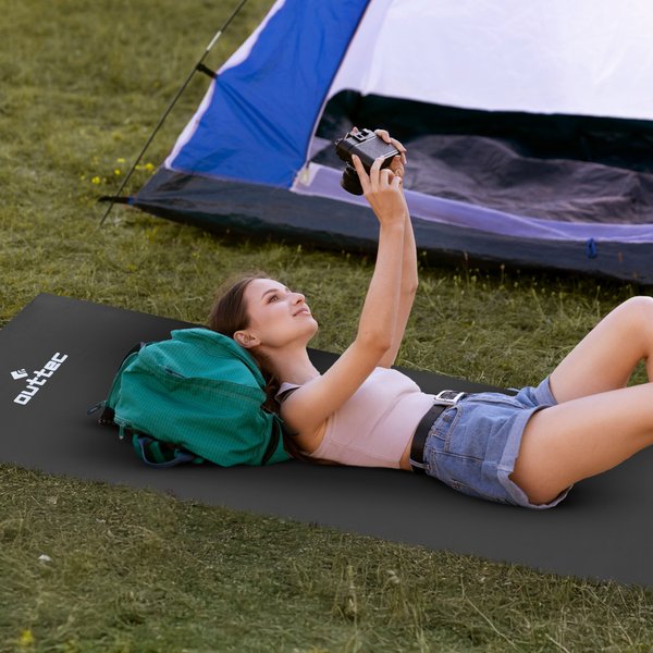 Karimata aluminiowa EVA 180x50x1cm Outtec - szara II