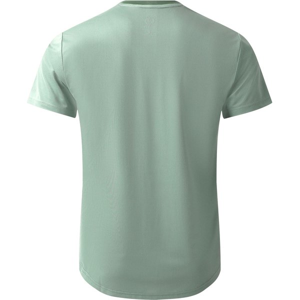 Koszulka męska Discernible III Tee Dare2B - AquGrey/HdgGreen