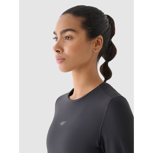 Longsleeve damski TFLOF250 4F - antracyt